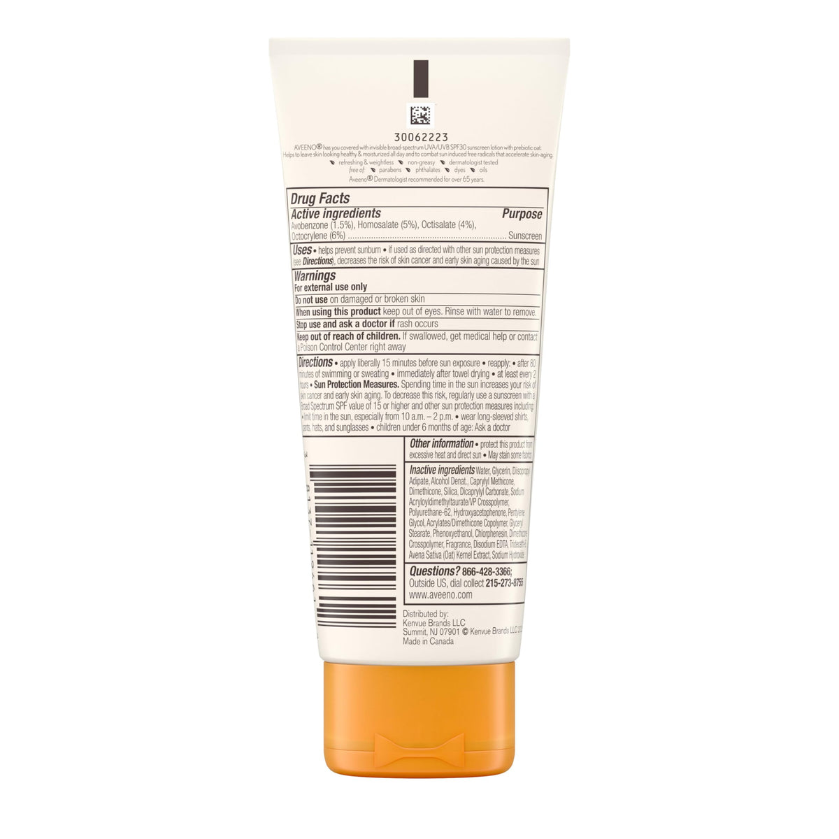Aveeno bottle in travel bag ready for reapplication and on-the-go protection benefit