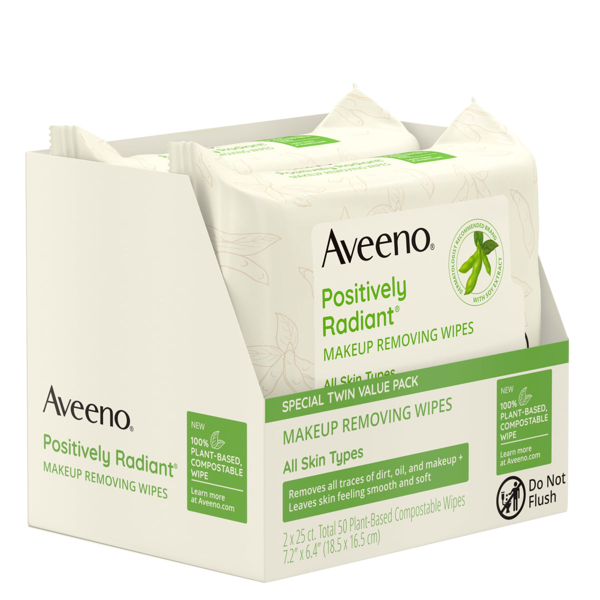 Aveeno travel pouch packed in suitcase for on-the-go use