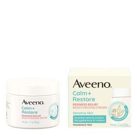Aveeno layering under makeup example showing smooth base and compatibility