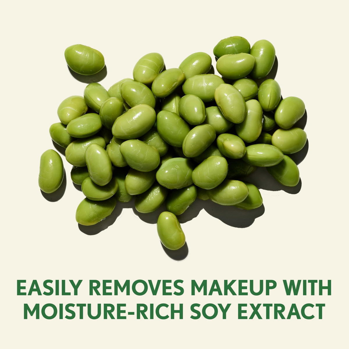 Aveeno wipe removing mascara showing gentle effective cleanse