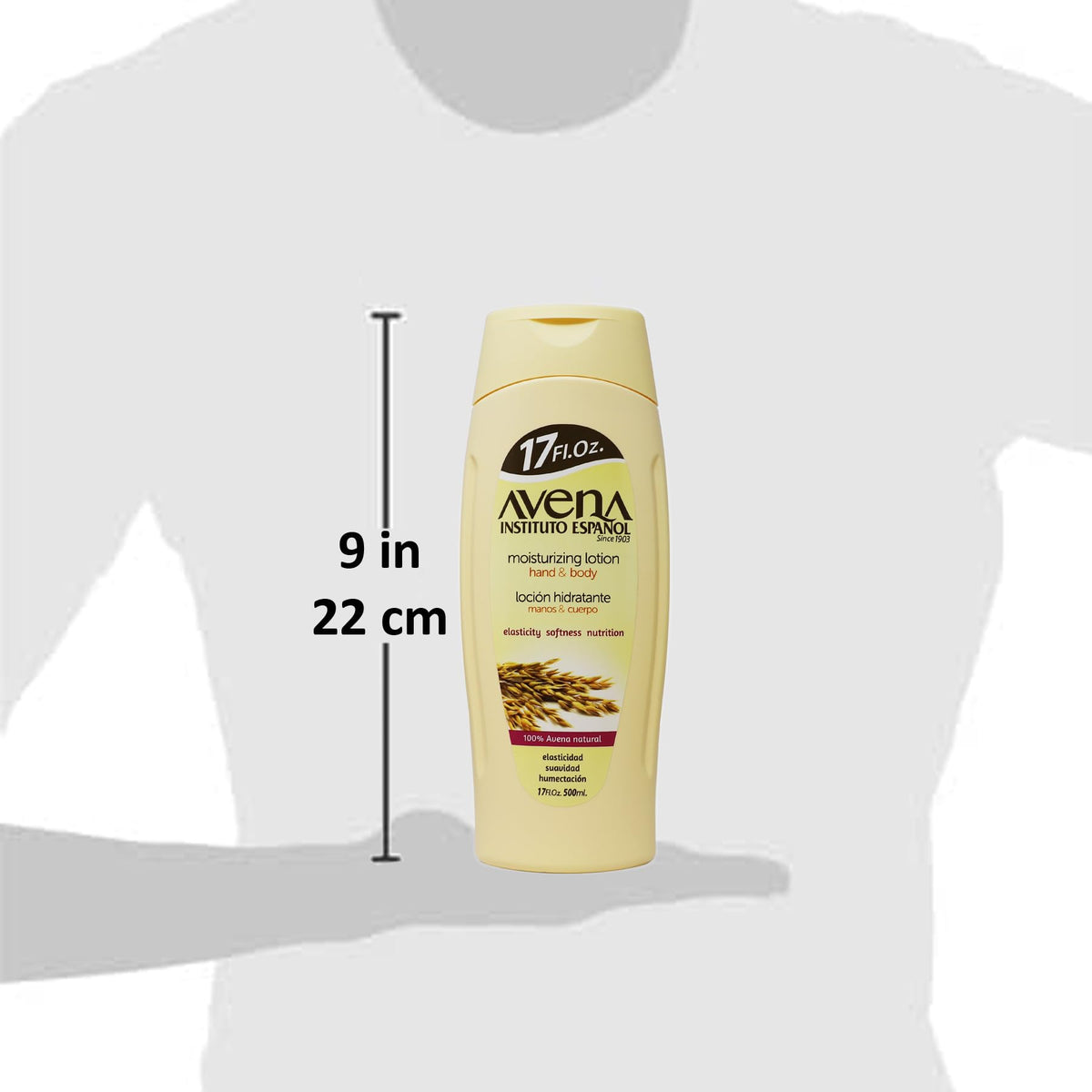Avena Instituto Espanol bottles in a bathroom scene promoting daily skincare routine