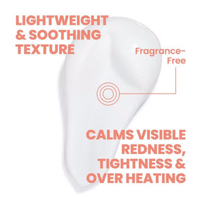 Avène application on face demonstrating gentle use to reduce redness
