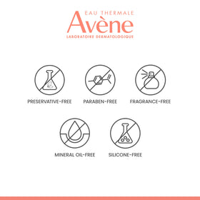 Eau Thermale Avène balm next to nightstand lamp promoting nightly repair