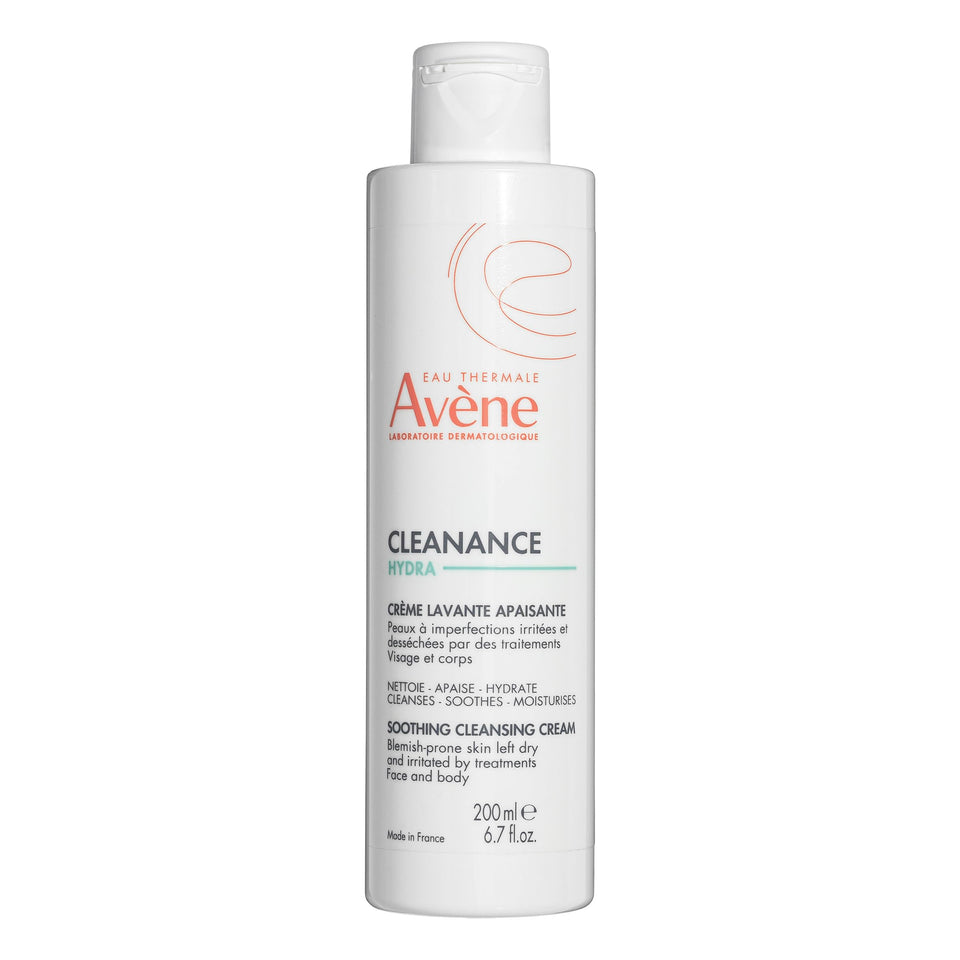 Eau Thermale Avène front packaging showing cleanser and calming benefit