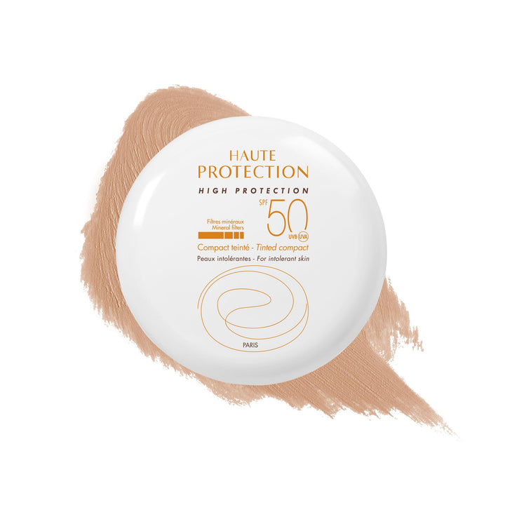Eau Thermale Avène front packaging showing compact and SPF50 protection