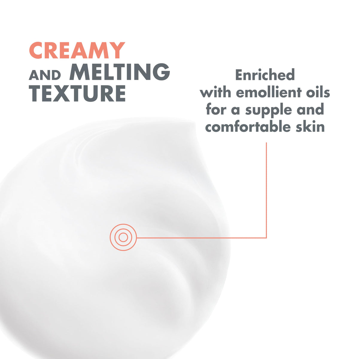 Avène cream applied on hand showing absorption and immediate comfort benefit