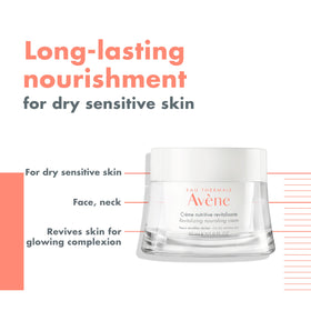 Avène cream texture close-up demonstrating rich consistency and smoothing benefit