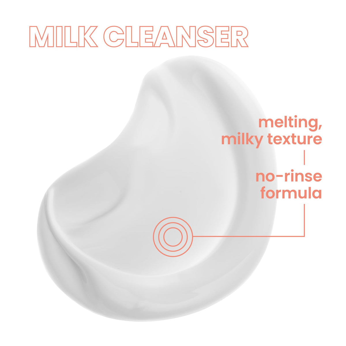 Avène Gentle Milk being dispensed from pump highlighting easy no-rinse application