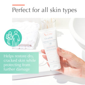 Eau Thermale Avène texture spread on skin showing fast absorption benefit