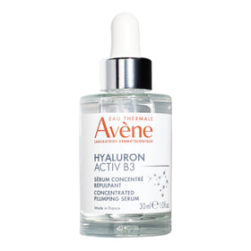 Eau Thermale Avène front bottle view showing sleek serum packaging and fast absorption benefit