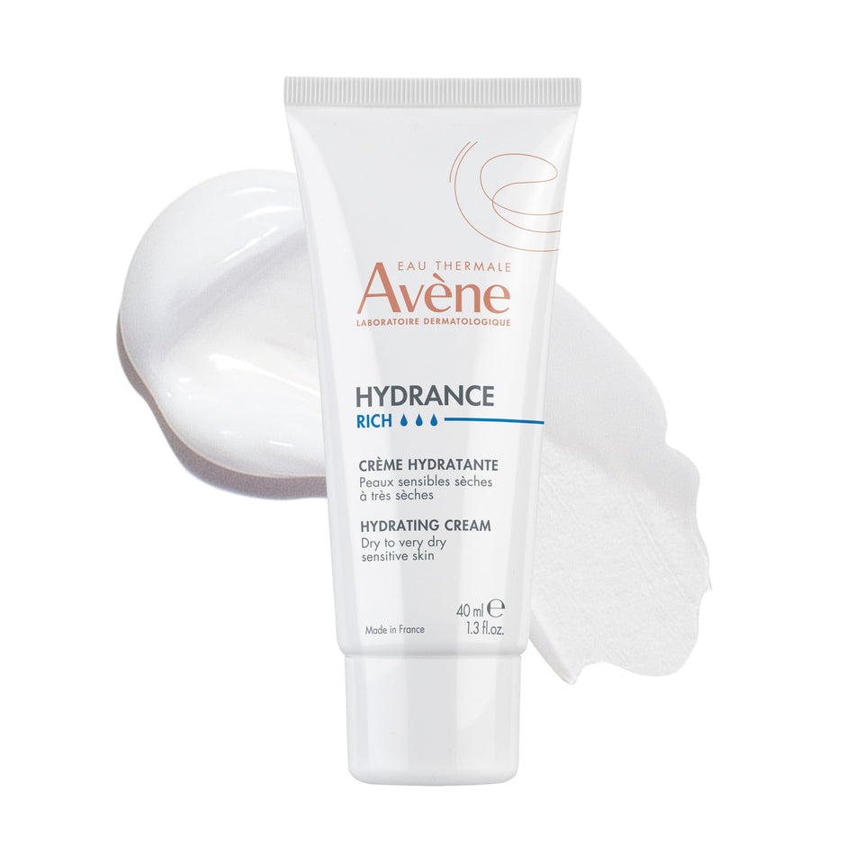Avène Hydrance RICH front packaging showing product and brand, conveys reliable hydration