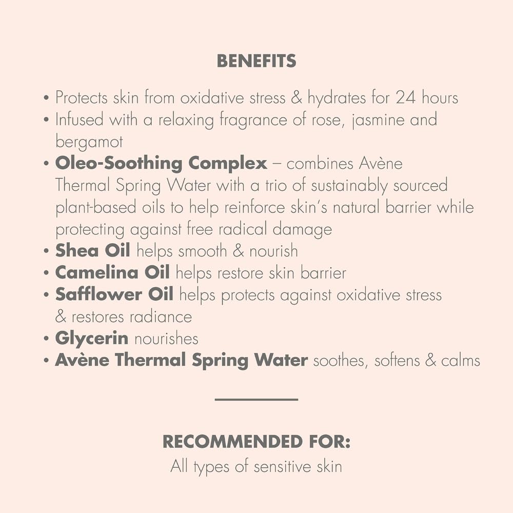 Avène jar held in hand showing 8.4 oz scale and travel-friendly size