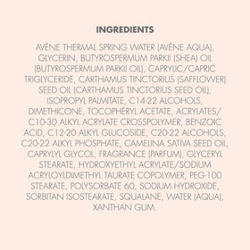 Avène product label featuring Thermal Spring Water for soothing comfort