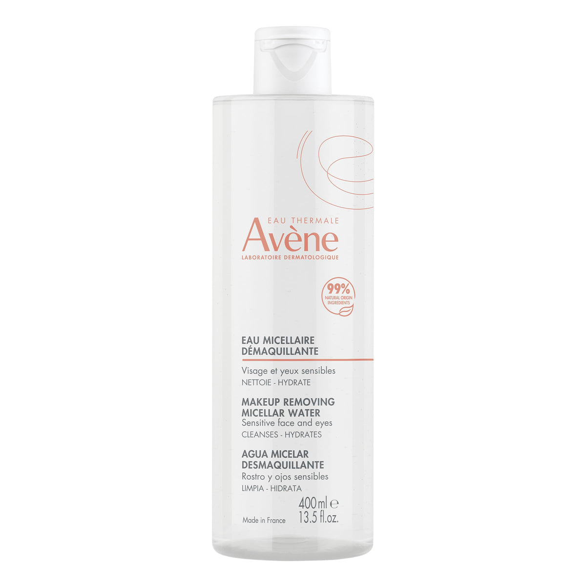 Avène front bottle view showing label and size for easy identification and trust