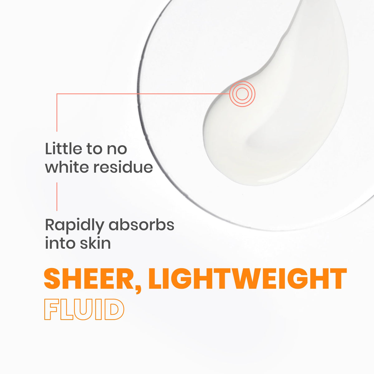 Avène close-up blend of tinted mineral fluid demonstrating no white cast
