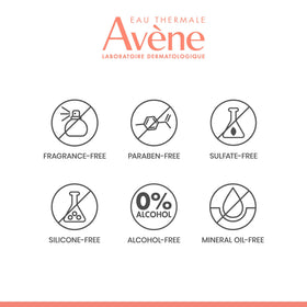 Eau Thermale Avène ingredient label showing retinaldehyde and niacinamide