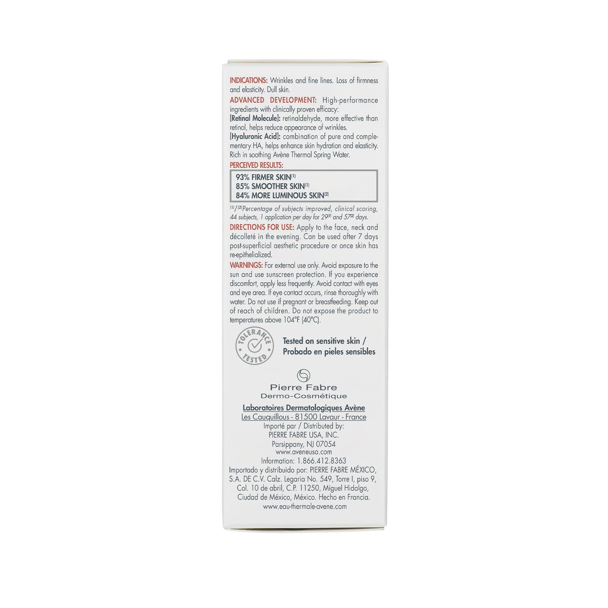 Avène cream on bedside table in a night routine setting promoting renewal