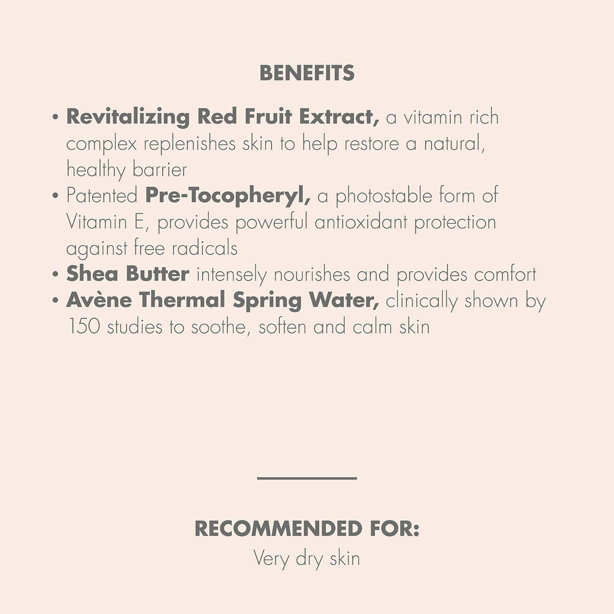 Eau Thermale Avène product label and ingredients emphasizing dermatologist-backed formula