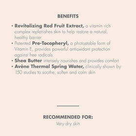Eau Thermale Avène product label and ingredients emphasizing dermatologist-backed formula