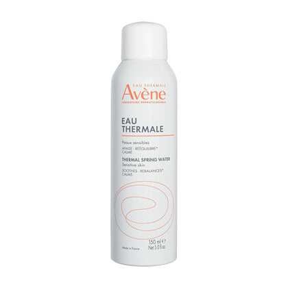 Avène front packaging showing bottle and soothing mist benefit