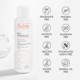 Avène droplet on skin showing lightweight, hydrating feel