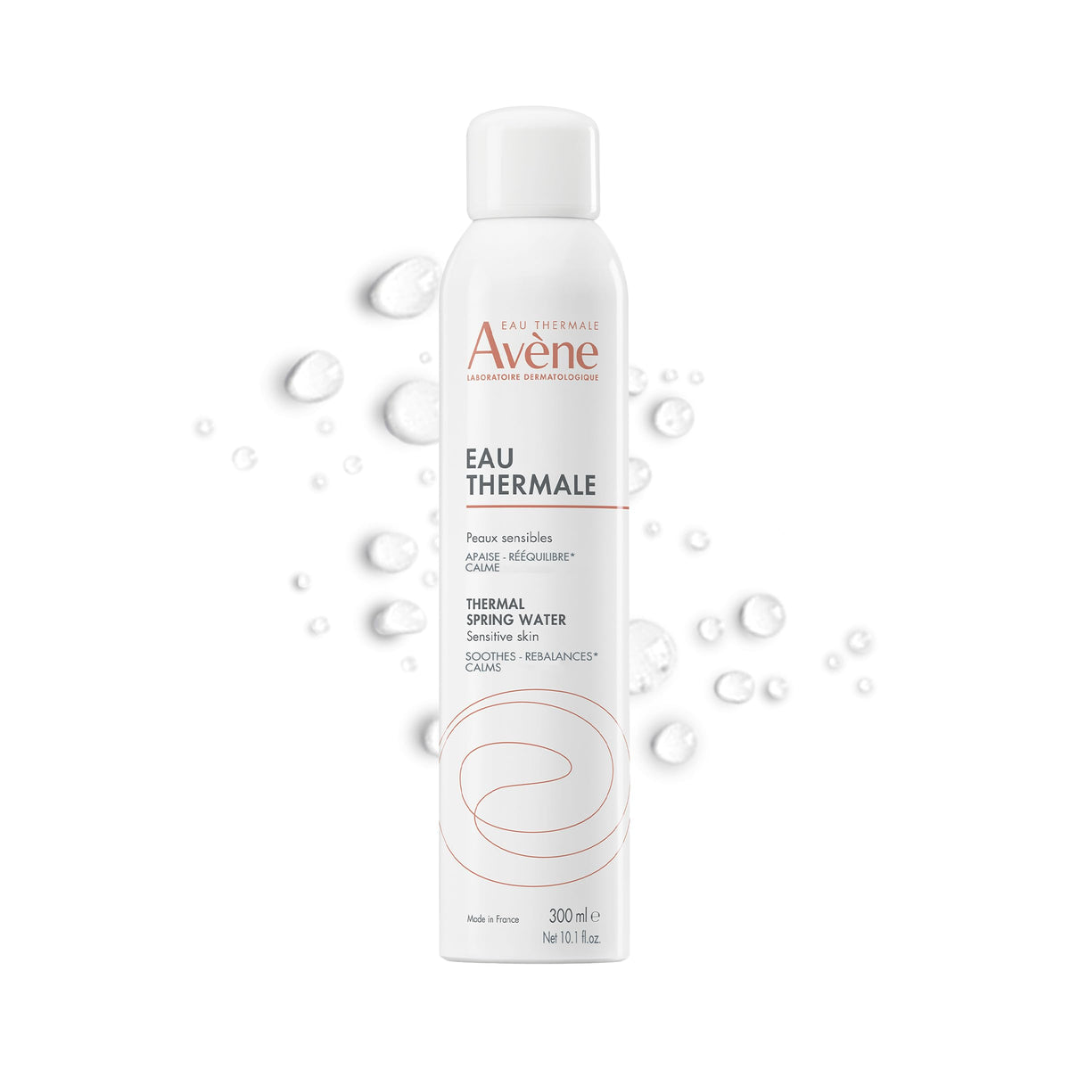 Avène front packaging showing bottle and label, calming visible irritation