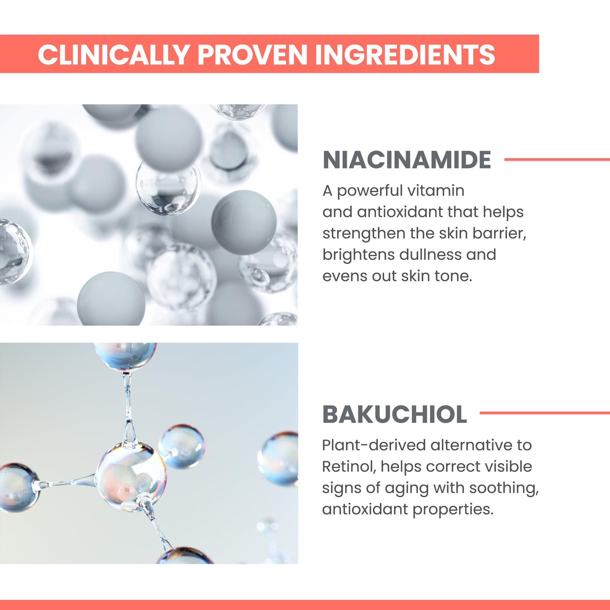 Eau Thermale Avène ingredient display with vitamin Cg and niacinamide emphasizing brightening benefit