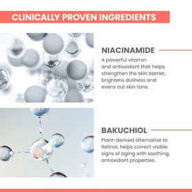 Eau Thermale Avène ingredient display with vitamin Cg and niacinamide emphasizing brightening benefit