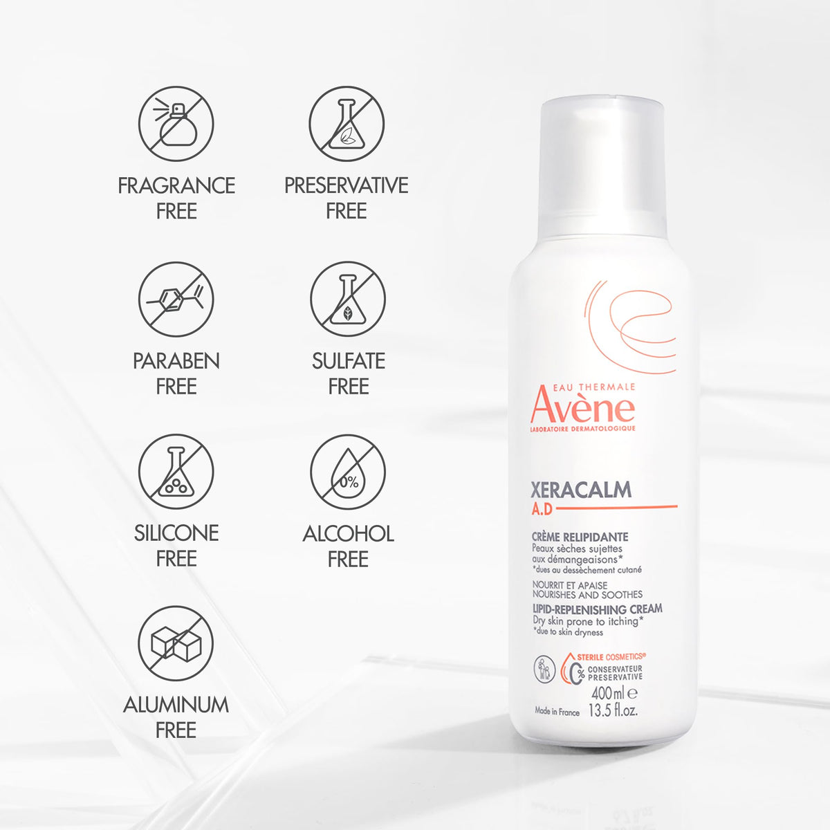 Parent applying Avène cream to infant illustrating gentle, newborn-safe use