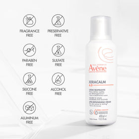 Parent applying Avène cream to infant illustrating gentle, newborn-safe use