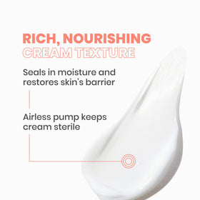Pump dispensing cream to demonstrate hygienic, controlled Avène application