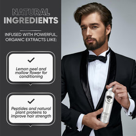 Avenue Man before and after lift comparison showing added volume and control