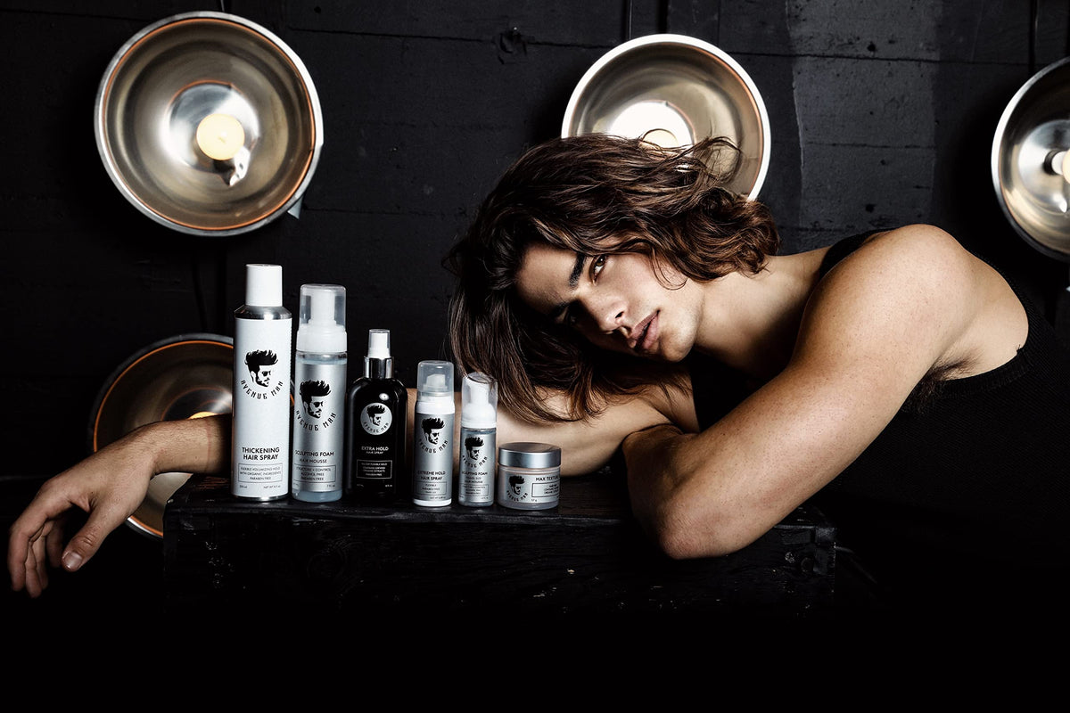 Avenue Man before and after image emphasizing visible volume and shaping
