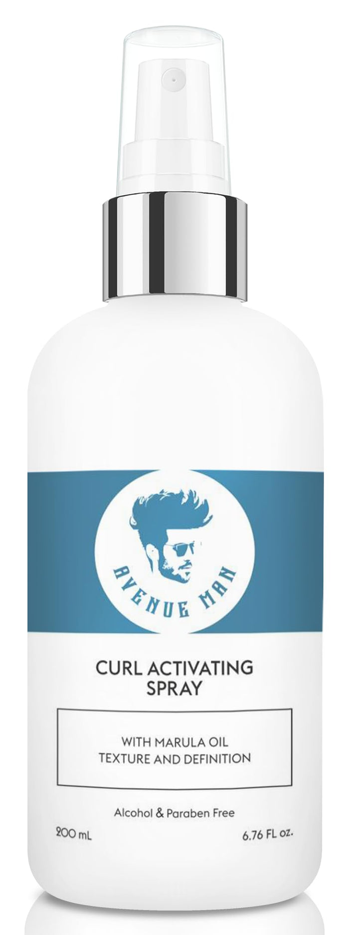 Avenue Man front bottle shot showing sleek packaging and benefits