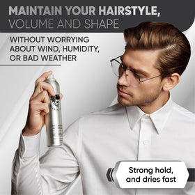Avenue Man fine mist close-up demonstrating lightweight texture and fast drying