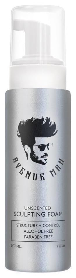 Avenue Man front packaging showing clean unscented styling benefit
