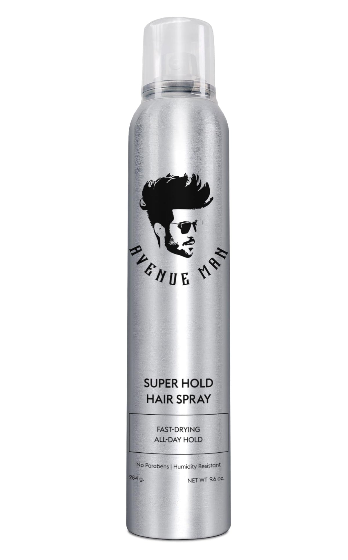 Avenue Man front packaging shot showing 10 oz can and branding for strong hold
