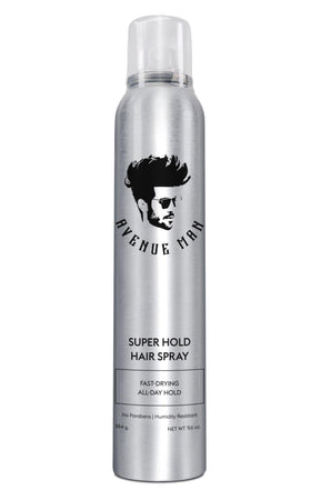 Avenue Man front packaging shot showing 10 oz can and branding for strong hold
