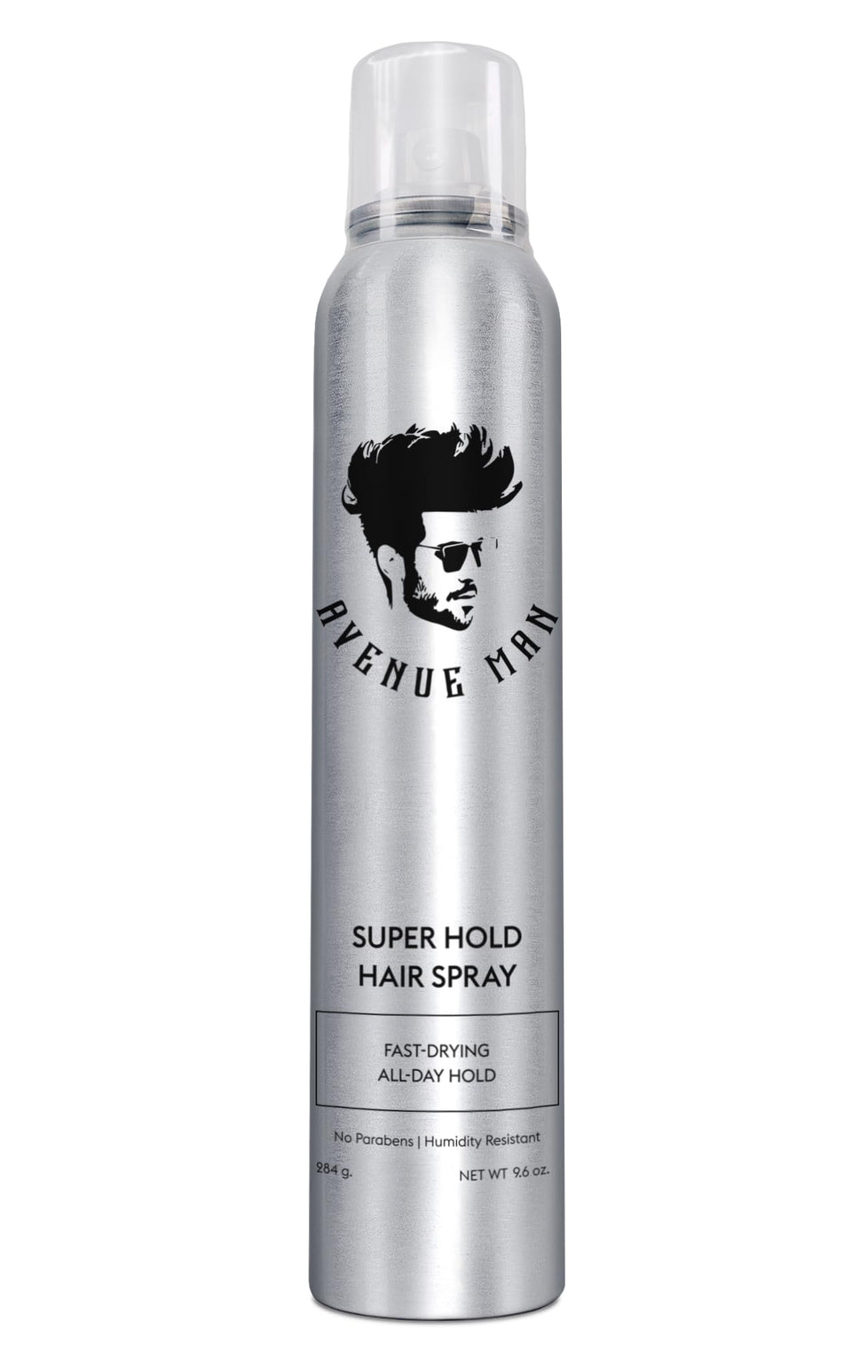 Avenue Man front packaging shot showing 10 oz can and branding for strong hold