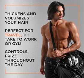 Avenue Man label close-up highlighting botanical extracts and clean ingredients for conditioning