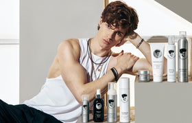 Avenue Man on an office desk next to grooming tools for quick professional touch-ups