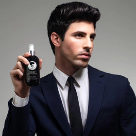 Avenue Man used by professional stylist on model, signals salon-grade performance