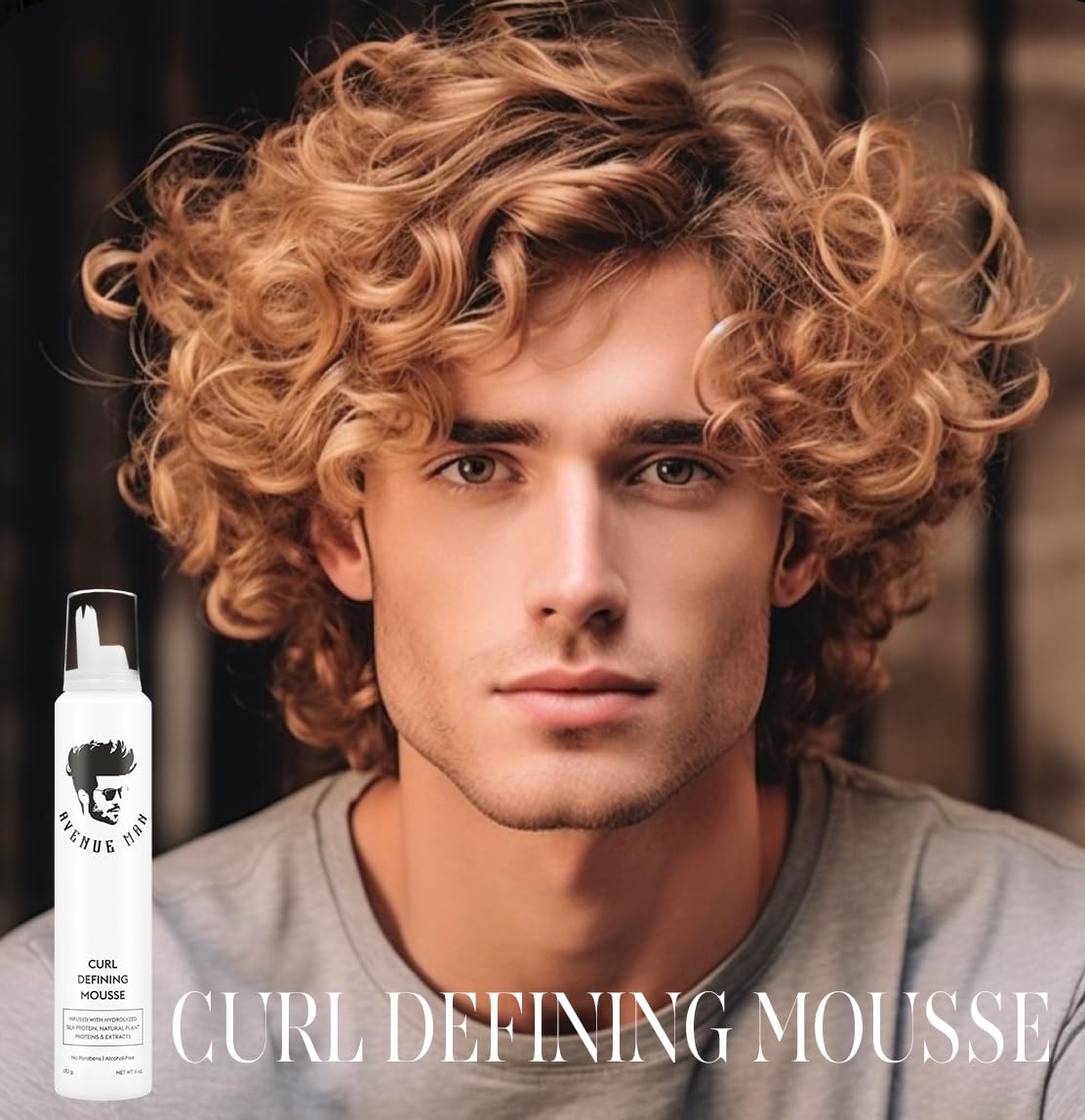 Avenue Man size and scale shot showing 6 oz canister for travel-friendly grooming