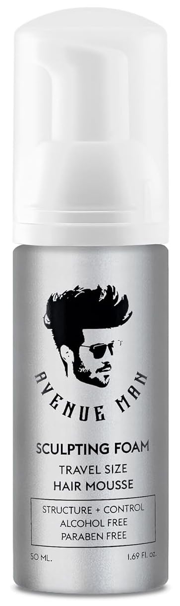 Avenue Man front packaging showing compact travel-size and branding benefit quick carry
