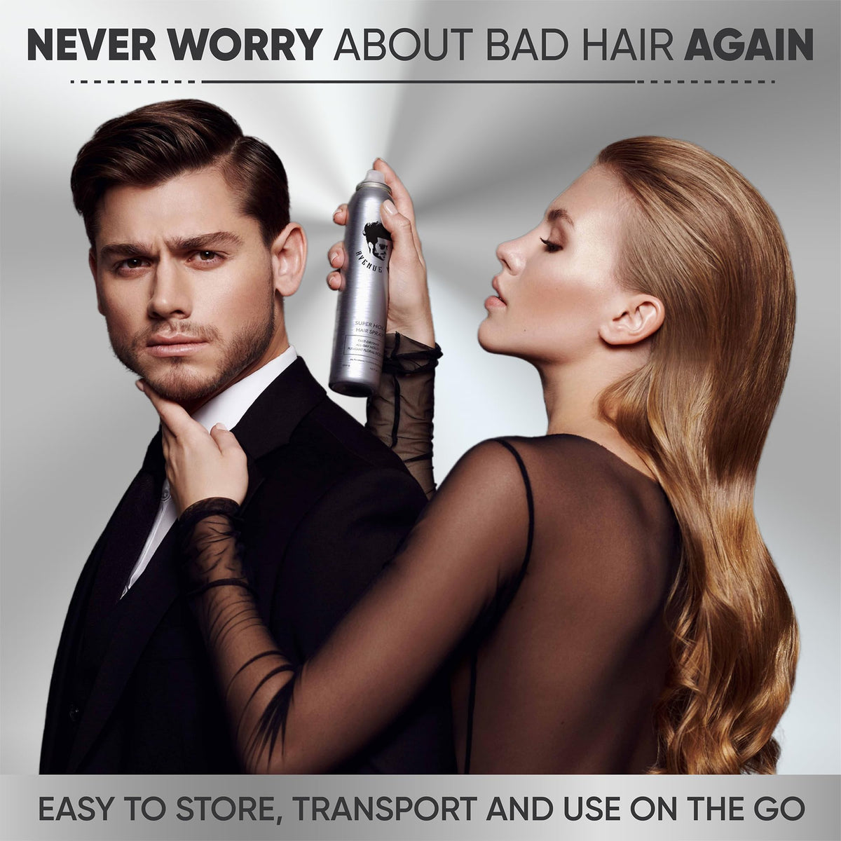 Avenue Man used by stylist in salon to secure men's medium-length looks