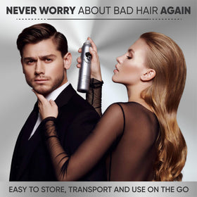 Avenue Man used by stylist in salon to secure men's medium-length looks