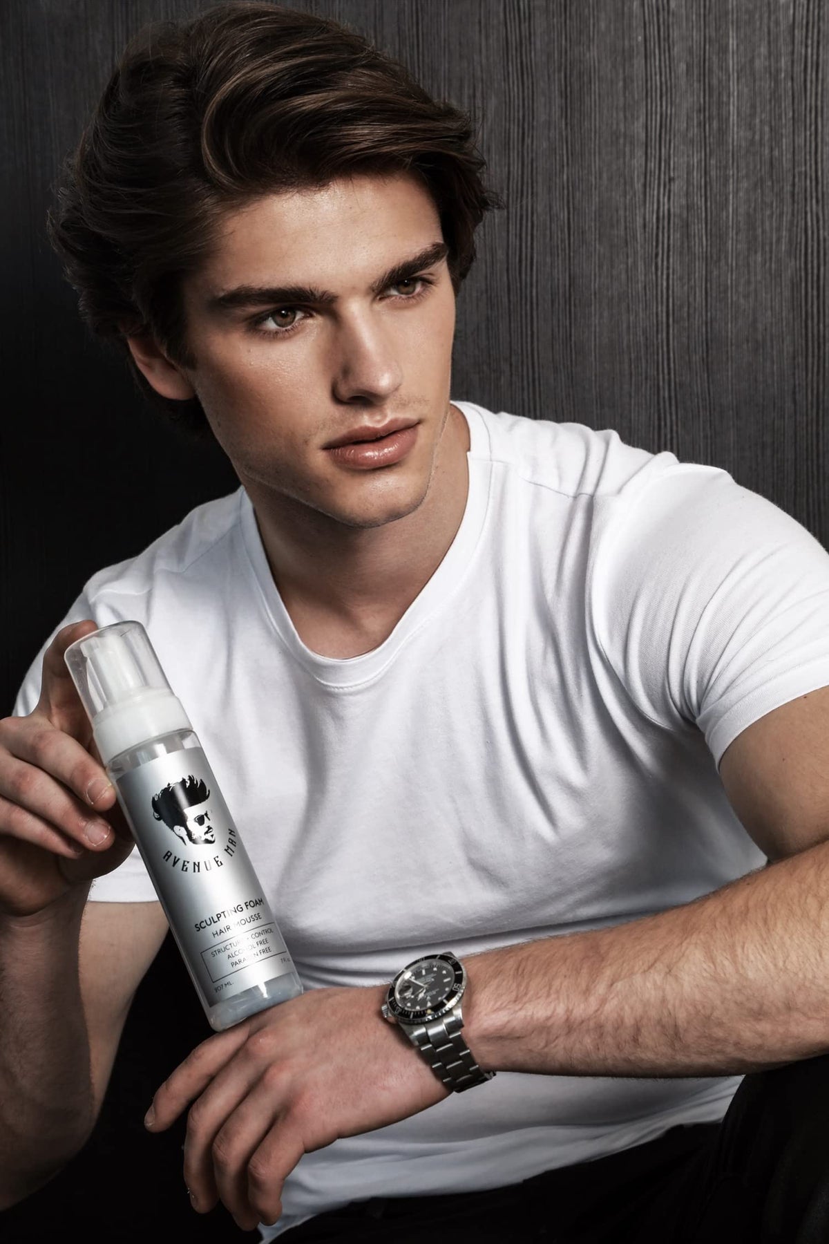 Avenue Man finished hair texture close-up showing touchable natural finish