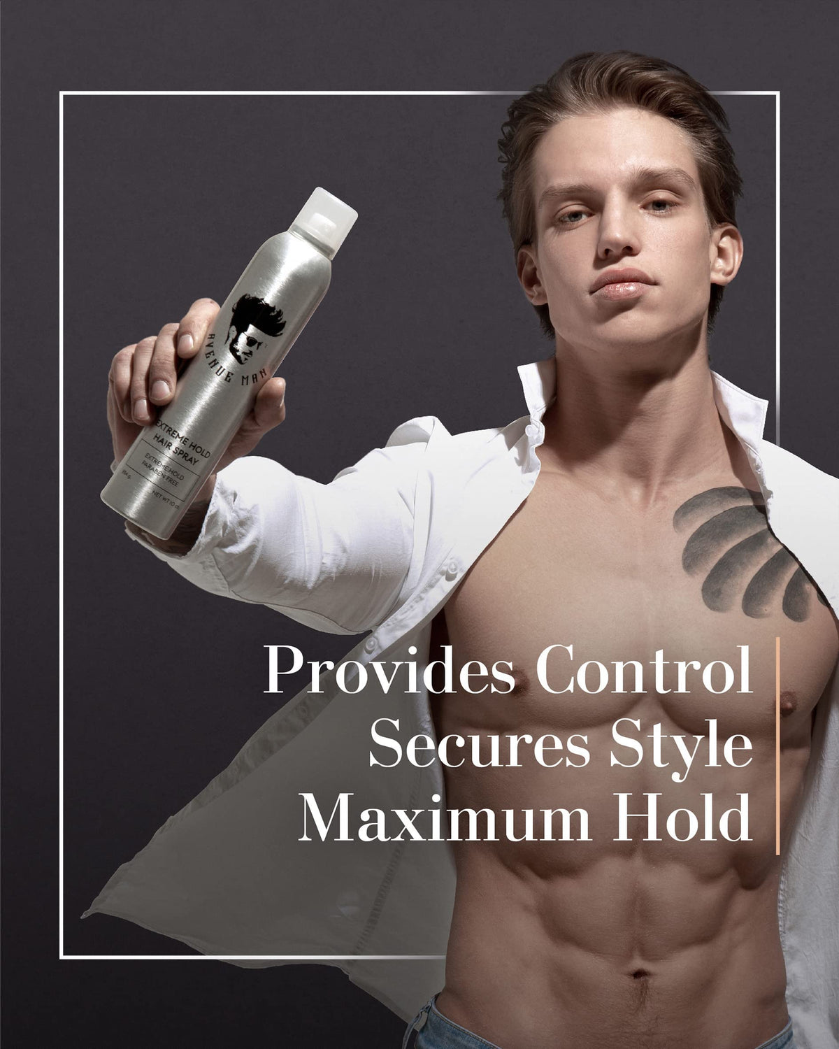 Avenue Man held in hand for size comparison and easy application benefit