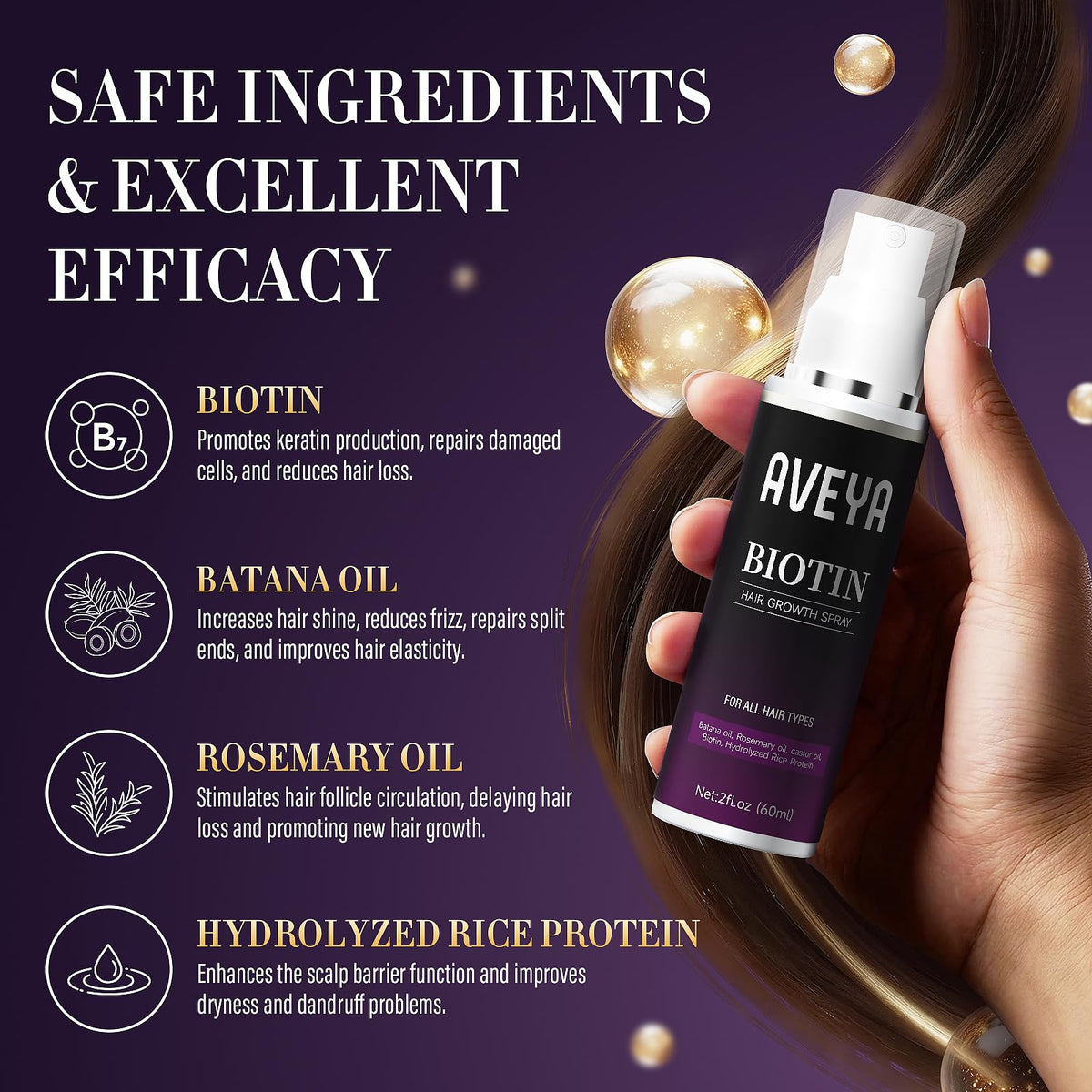 AVEYA serum texture drop on fingertip showing lightweight, non-greasy consistency