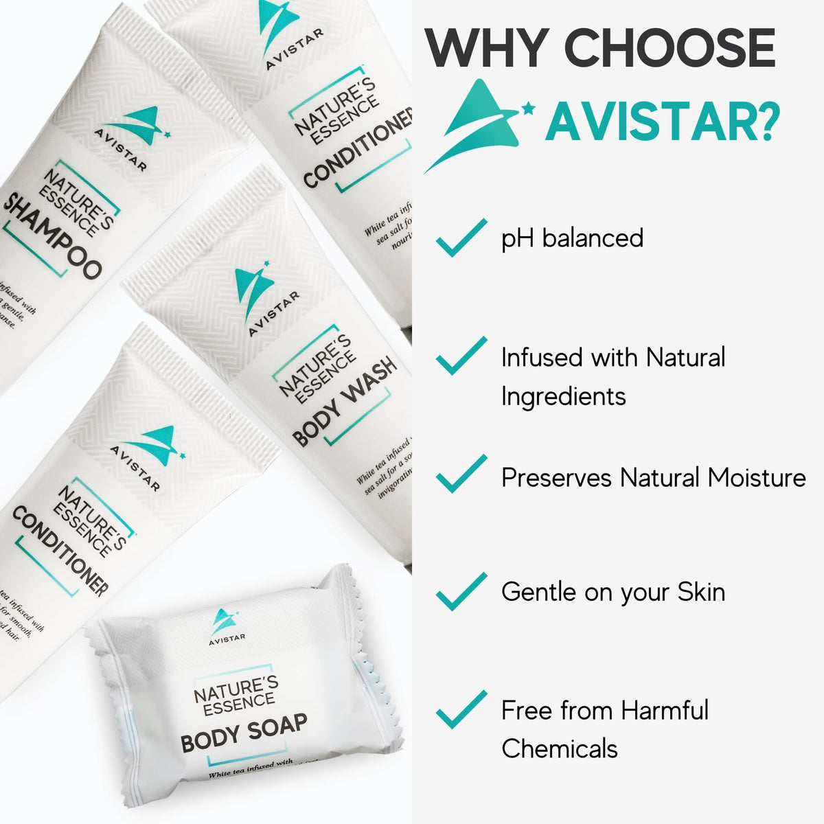 Avistar size comparison with hand showing compact travel-friendly scale and storage ease